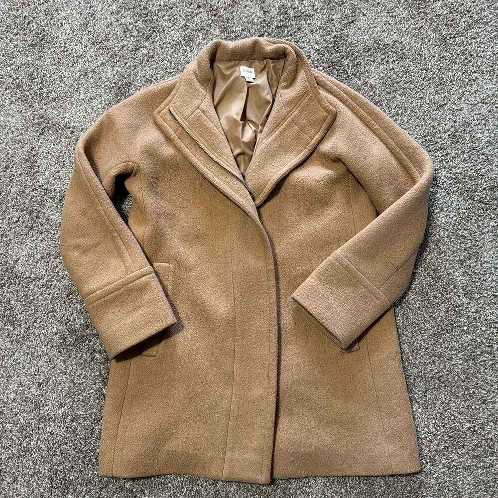 J. Crew City Coat Wool Blend